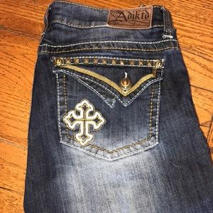 Adults boot cut jeans 30x33 (size 8)